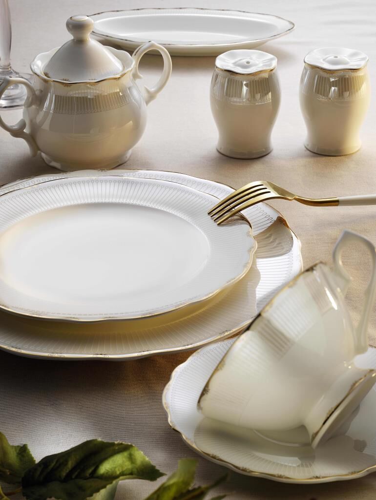 Aryıldız Milanis Bone China 36 Parça Kahvaltı Seti