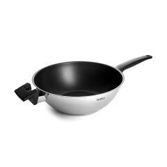 Woll Concept 30 cm Kapaklı Çelik Wok Tava