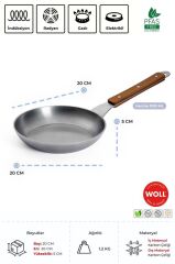 Woll Carbon Steel Kızartma Tavası 20 CM